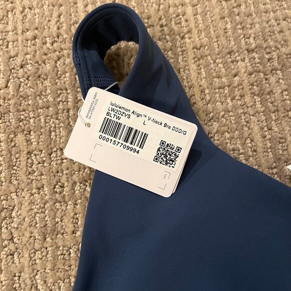 lululemon Align V Neck Bra Light Support DDD/G Cup - Picture 5 of 8
